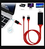 4K Tip-C USB C - HDMI 1080 P TV 2 METRE  HDTV Kablosu