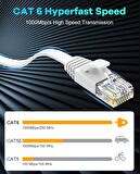 Cat 6 Ethernet Kablosu 1,5 m Yüksek Hızlı Ethernet Ağ Kablosu