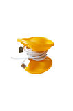 Kablo Düzenleyici Pratik Şarj USB kablo Toplayıcı Cable Turtle Kablo Toparlayıcı Mavi 10 cm