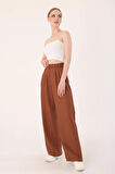 Keten Karışımlı Kore Model Palazzo Pantolon