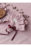 Rosy 6Lı Keten Kumaş Fırfırlı Peçete / Supla
