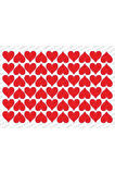 Kalp Sticker Etiket - 5 Sayfa 300 Kalp