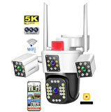 IPC360Home 3/4 Lens 12/16MP Kablosuz Güvenlik CCTV Açık Kamera 10x Zoom 360 Derece Su Geçirmez