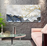 Çiçek Panoramik Kanvas Tablo