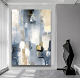 Soyut Desen Kanvas Tablo