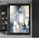 Soyut Desen Kanvas Tablo