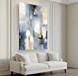 Soyut Desen Kanvas Tablo