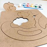 🌟 Zihinsel Gelişim Şöleni: 5 Parça Hipo Puzzle ve Akrilik Boya Seti - Çocuklar İçin Eğlenceli Öğrenme Deneyimi! 🚀