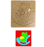 🌟 Zihinsel Gelişim Şöleni: 5 Parça Hipo Puzzle ve Akrilik Boya Seti - Çocuklar İçin Eğlenceli Öğrenme Deneyimi! 🚀