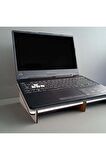 NatureWood 15.6 İnç Ahşap Laptop Standı: Estetik ve Ergonomik Ofis Arkadaşınız