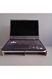NatureWood 15.6 İnç Ahşap Laptop Standı: Estetik ve Ergonomik Ofis Arkadaşınız