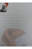 Kartal Yeni Yıl Çizgili Kalemli Notluk / Not Defteri / Bloknot / Memopad