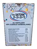 FRS Satürn 20.20.20 + TE NPK Gübresi Harmanlanmış 1 kg (dengeli) Meyve Sebze Çiçek Ve Orkide Besini