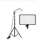 Kare Soft Işık Profosyonel LED Panel Makeup Fotoğraf Video Çekim Işığı Güçlendirilmiş Tripod 2.10 cm