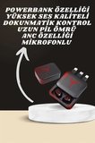Dijital Göstergeli Powerbank Kablosuz Kulaklık Ve 7 Kordonlu Yeni Nesil Akıllı Saat Dokunmatik Kontr