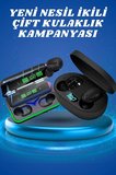 İkili Bluetooth Kulaklık Dijital Göstergeli Uzun Pil Ömrü Yüksek Ses Kaliteli