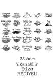 Porsima 433-4 24 lü Kare Etiketli Gıda Erzak Baharat Saklama Kabı Seti 8x(0.60+1.30+1.90) Lt Şeffaf