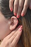 Kar Tanesi Piercing Helix Kıkırdak