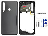 Samsung Galaxy A9  - SM-A920F FULL Kasa Arka Kapak Takım SİYAH - TAMİR SETİ