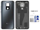 Xiaomi Redmi NOTE 9 FULL Kasa Arka Kapak Takım SİYAH - TAMİR SETİ