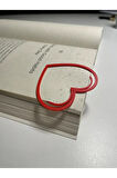 Just3dprintings Kalp Tasarımlı Kitap Ayracı