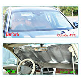 Audi Q3 2011-2012-2013-2014-2015-2016-2017-2018 Oto Ön Cam Güneşlik Vantuzlu