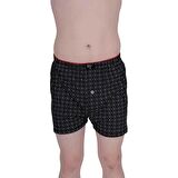 6'Lı Tutku Elit Havlu Bel Erkek Penye Desenli Boxer 1102