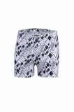 6'Lı Yıldız 35 Emprime Penye Desenli Erkek Boxer
