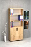 KOBİÇ Dosya Dolabı Yarım Kapak 80x35x185 Cm (meşe)