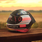 MTRSA1 MT HELMETS KASK FULL FACE REVENGE 2 SİYAH SARI BEYAZ RS A1