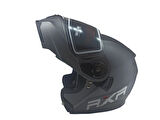 JK 691B-X3-MATTGREY JIEKAI JK-908 RXR ÇENEDEN AÇILIR KASK 691B-X3 MATT GREY