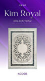 Royal Halı Kim Royal KC09B Lacivert Gri Akrilik Yumuşak Dokulu Modern Klasik Halı