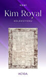 Royal Halı Kim Royal KC10A Vizon Bordo Akrilik Yumuşak Dokulu Modern Eskitme Halı