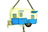 Dekoratif Metal Kapı Yazısı Karavan Vintage Dekoratif Hediyelik