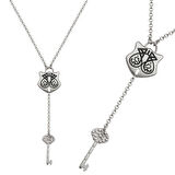 925 Ayar Gümüş Ya Fettah Yazılı Kadın Gümüş Kolye