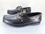 Aronay 086 Ayr Timberland Marine El saraçlı %100 Hakiki Deri Erkek  Ayakkabı