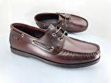 Aronay 086 Ayr Timberland Marine El saraçlı %100 Hakiki Deri Erkek  Ayakkabı