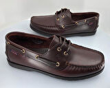Aronay 086 Ayr Timberland Marine El saraçlı %100 Hakiki Deri Erkek  Ayakkabı