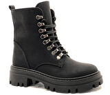 Mehtap Kauçuk Taban Kopçalı Postal Kadın Bot