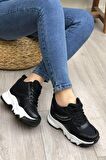 Filet 209 Gizli Topuklu Taban Sneaker Kadın Spor Ayakkabı