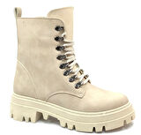 Mehtap Kauçuk Taban Kopçalı Postal Kadın Bot