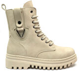 Mehtap Süs Üçgen Toka Detaylı Kaymaz Taban Kadın Postal Bot