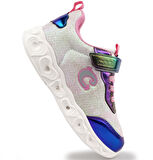 Cool Yuki Işıklı Ortopedik Taban Kız Çocuk Spor Ayakkabı