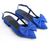 Feles Kurdela Detaylı Arkası Açık Kadın Babet Ayakkabı