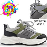 Cool Birian Bağcık Görünümlü Cırt Cırtlı Sneaker Ortopedik Çocuk Spor Ayakkabı