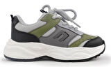 Cool Birian Bağcık Görünümlü Cırt Cırtlı Sneaker Ortopedik Çocuk Spor Ayakkabı