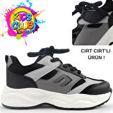 Cool Birian Bağcık Görünümlü Cırt Cırtlı Sneaker Ortopedik Çocuk Spor Ayakkabı