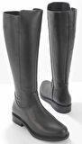 Ayakdaş Binici Düz Taban Hakiki Deri Kadın Çizme