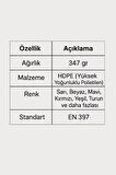 HDPE Baret EN 397 Standart İş Güvenliği Kaskı Kb580 Karam Vidalı