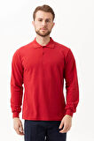 Polo Yaka Uzun Kollu Tshirt 100 Pamuk Padus shirt Şık Konforlu İş